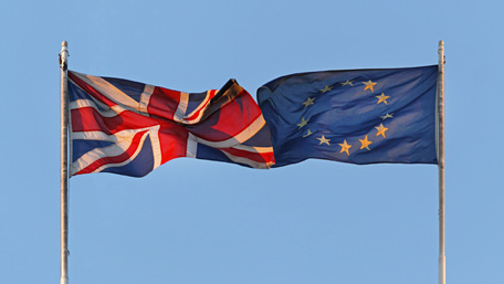EU UK Flags